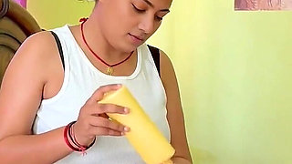 My Big Stepsister Angry with Me, We Shared a Single Bed for All Night, Full Hindi Viral Video