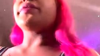 Big boobs milf masturbates with her dildo