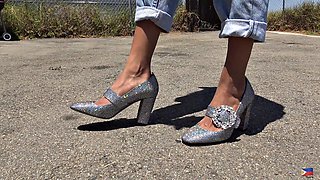 Viva Athena Flaunts New Heels for Her Man