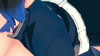 Kimetsu No Yaiba Shinobu Hentai Doggystyle Sex Crempie Mmd 3D Blue Clothes Color Edit Smixix
