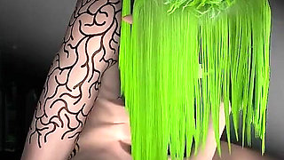 Sexy Wood Elf Rides Dick in the Rain