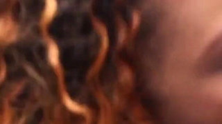 Young ebony teen sucks dick in the backyard