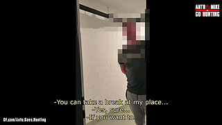 Straight Curious Handyman seduced by gay and Gets sucked on the couch while gaming