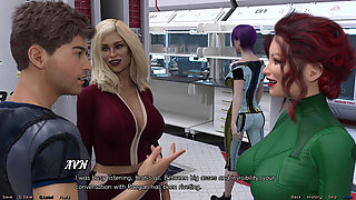 Stranded in Space - Stripper MILF Flashes Her Big Tits