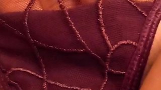 Rubbing myself under my panties, listen to the splashing