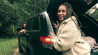 Rodrigo's naughty tryst with BBW amateurs in a wild MMF threesome