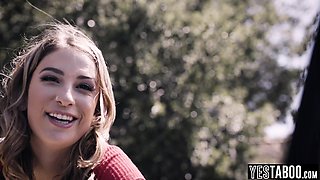 Stranded blond hair babe mature fucks hung stranger