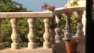 Indulge in Melody Kord's vintage charm with raw outdoor passion