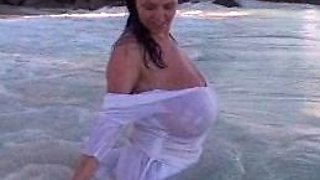 Dildo solo 49 years BBW housewife with big boobs