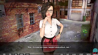 Anime-themed dessert porn game adventure