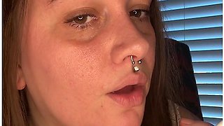 Deep inhales and French tricks in a steamy solo session