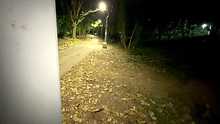 We Almost Got Caught! Stranger Fucks Me in the Street