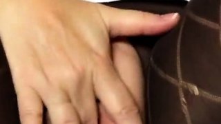 Pulled amateurs close up car sex