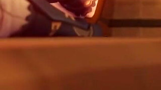 Jean Gunnhildr Lets a Guy Fuck Her Ass at a Bar in Public Trying Not to Moan - Genshin Impact 60 Fps