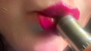 Smoking Hot Pink Seductive Lips & Slow Motion Vapor Bliss