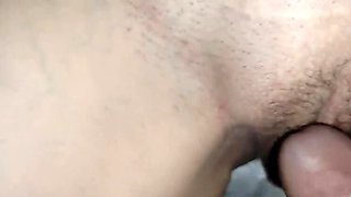 Amateur Brazilian Couple Intense Creampie Close-Up with Loud Moans