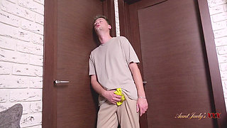 AuntJudysXXX - Horny Mature MILF Stepmom Diana Gets Caught Masturbating by Her Stepson