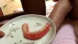 Big Black Cock Pounds Petite Japanese Granny Hard