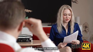 The Dominant New Boss Informs Her Eager Recruit That Ruthless Ass-Licking Orders And Demands Are The Ultimate