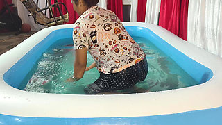 Mallu Couple Swimming Pool Fuck with Blow Job