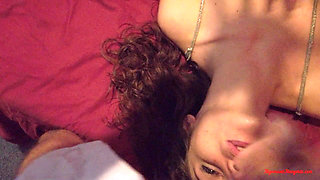 My Husband Left and His Friend Let Me Lick His Ass and Swallow His Cum!