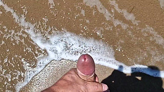 A Completely Naked Stranger Is Masturbating in View and I Am Helping Him