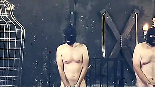 Dominatrix Mistress April - Three Slaves with One Whip!