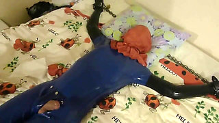 Session 1 (part 1) Latex Bondage Breathplay