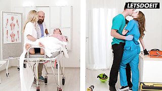 Rough standing fuck trailer with impeccable Eden Ivy and Jimmy Bud from LetsDoeIt