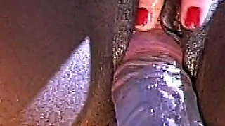 Betty Takes Messy Cumshots and Licks Black Pussy