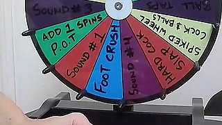 She Inserts a 30cm Probe All the Way Into His Meaty Cock. Playing BDSM Roulette.