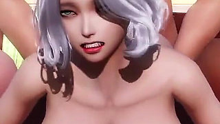 Fucking 3 Girls One After the Other - 3D Hentai