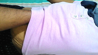Asian with Bushy Hairy Tits Full Body Strip Before Intense Sex