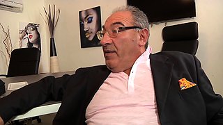 Skinny Teen Fucked Hard In The Office