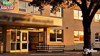 Phat bootie amateur nurse lets her neighbor paw her gash and spunk inwards her