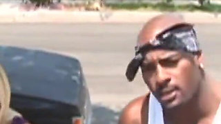 Busty MILF picked up and fucked hard by his BBC