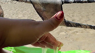 I Like to Touch Myself Until I Reach Orgasm on the Beach While Being Watched