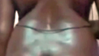 Desi Tamil Wife Renu Oiled Big Black Ass Massage by Landlord & Red Bikini Tease! Indianhotwifex