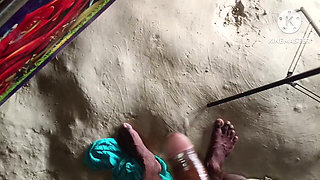 Desi Housewife's Ass Fucked After Applying Oil