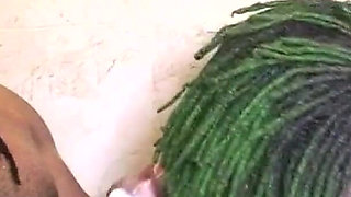*Throwback* Ebony hoe suck dick in the shower