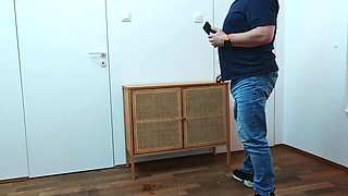 A Real Estate Agent Witnesses a Married Couple Having Passionate Sex and Watches Everything From the Closet.