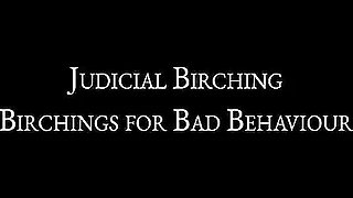 Judicial: Birchings For Bad Behaviour With Pandora Blake