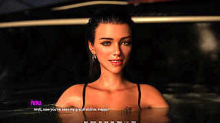 Dominos Beach 16 John First Date Fiona Boat Ocean Sunset Sfw