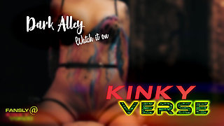 Amateur Couple Blowjob Creampie Dark Alley Cinematic Fishnet Scene  Kinkyverse