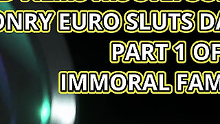 Stepdad Films His Stepson in Threesome W Honry Euro Sluts Danillea & Ria Rodriguez - Immoral Family 4K