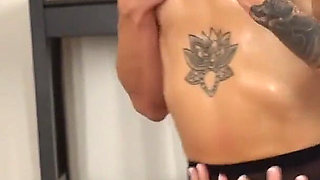 Fishnet Fetish Sweaty Hardcore Oil Fuck
