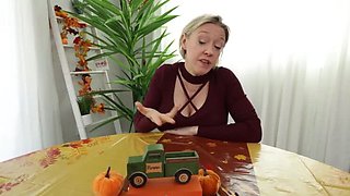 Step Sister Breezy Bri Fucks Step Brother For Christmas - Blonde Teen Doggystyle & Blowjob