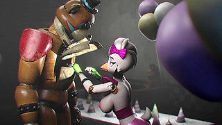 Her ass was pounded by a big dick