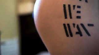 MILF seductress with big boobs peels off her sexy lingerie