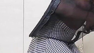 Black Ass Slave Serves Her Sadistic Dom Inside His Suitcase